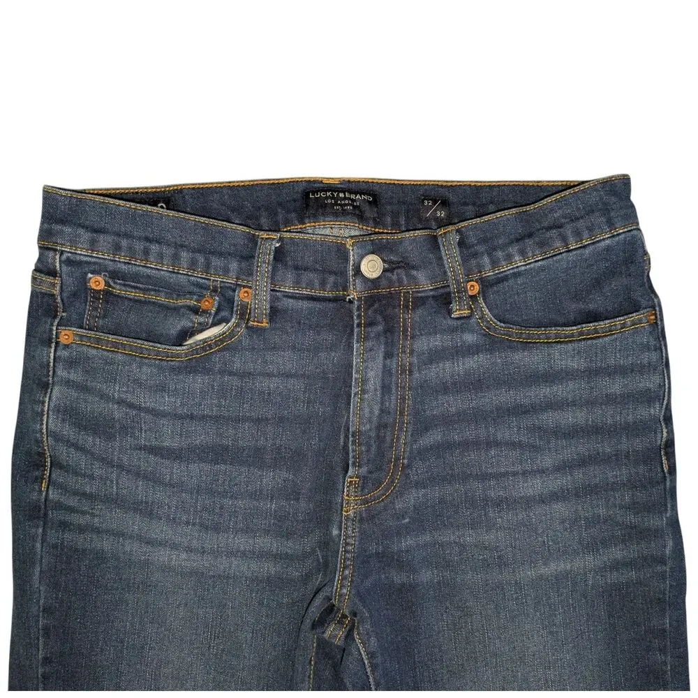Lucky Brand Blue Jeans Men’s 410 Athletic Fit Pants Button Zipper 32x32 Size